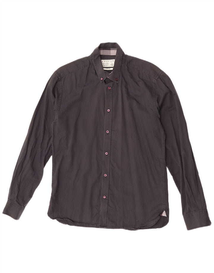Jack & Jones Mens Shirt Large Navy Blue