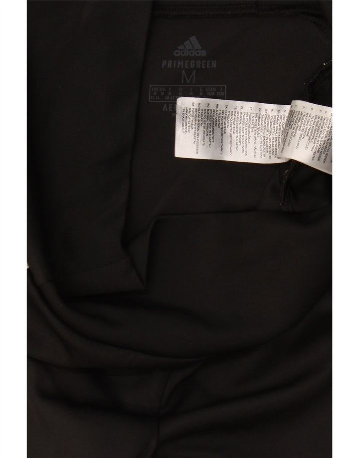Adidas Womens Aeroready Capri Leggings UK 12/14 Medium Black Polyester
