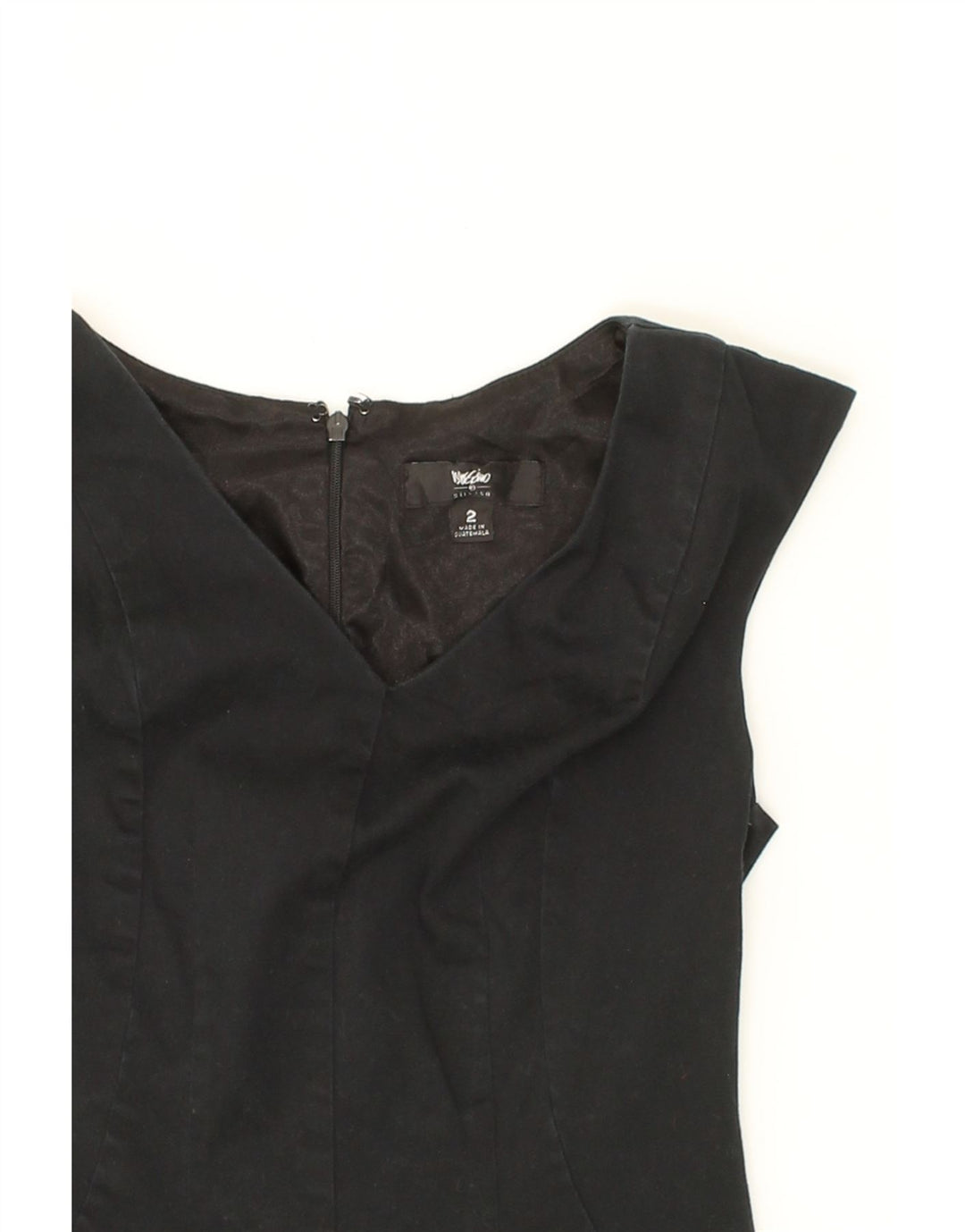 MOSSIMO Womens Sheath Dress US 2 XS Black Cotton Vintage Mossimo and Second-Hand Mossimo from Messina Hembry 