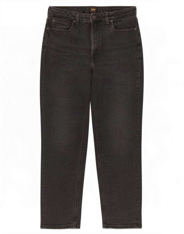 Lee Womens Carol Straight Jeans W32 L26 Γκρι βαμβακερό