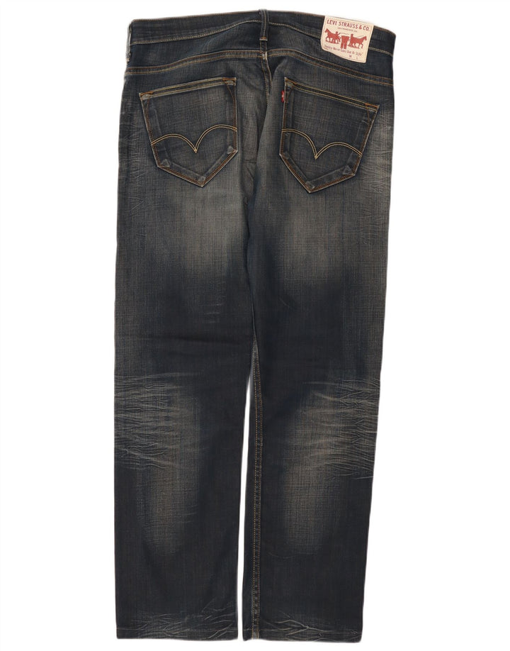 Levi's Mens 504 Straight Jeans W33 L29 Blue Cotton