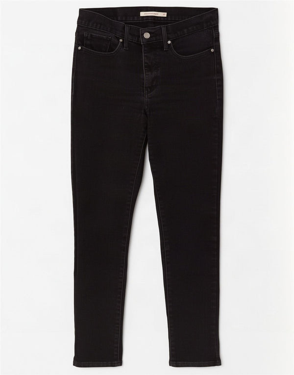 Женские джинсы скинни Levi's W27 L25, черный хлопок