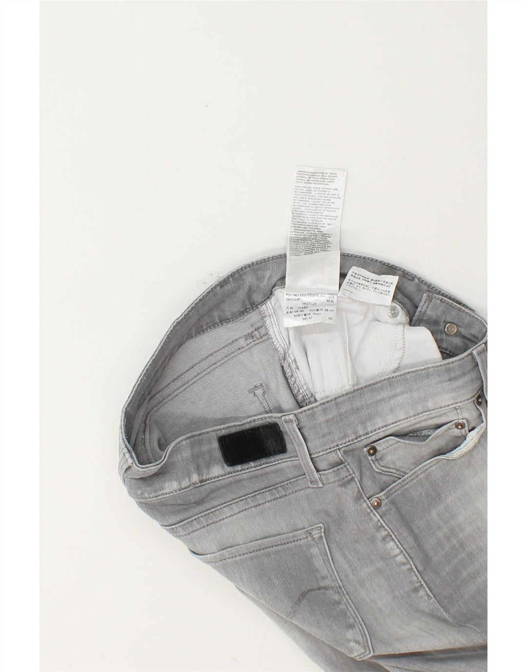 LEVI'S Womens Tapered Jeans W27 L23  Grey Cotton Vintage Levi's and Second-Hand Levi's from Messina Hembry 
