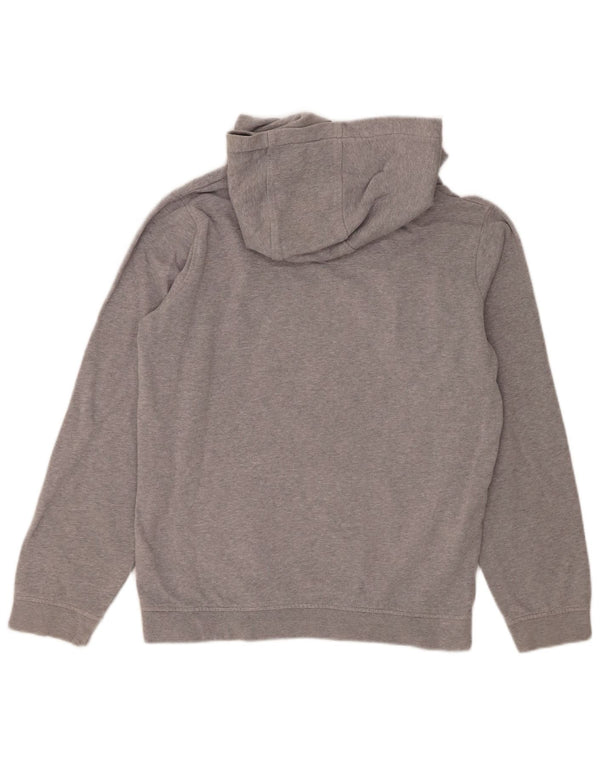Lyle & Scott Boys Graphic Hoodie Jumper 14-15 Years Grey Cotton