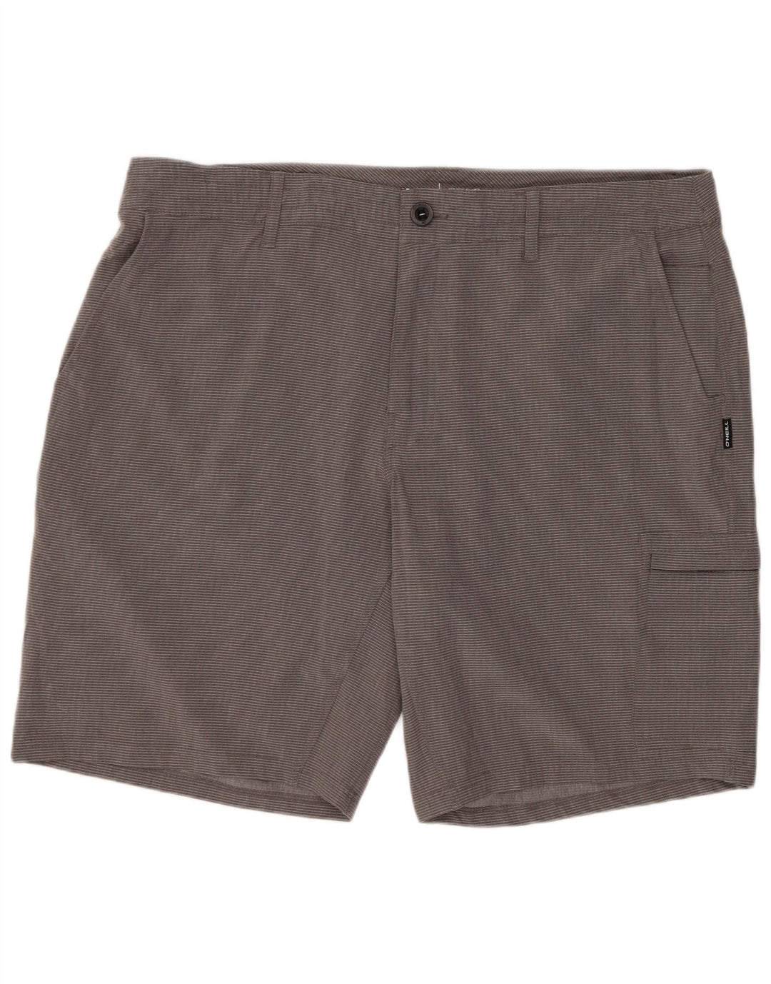 Pantaloncini cargo da uomo O'Neill W38 XL Poliestere a righe grigie