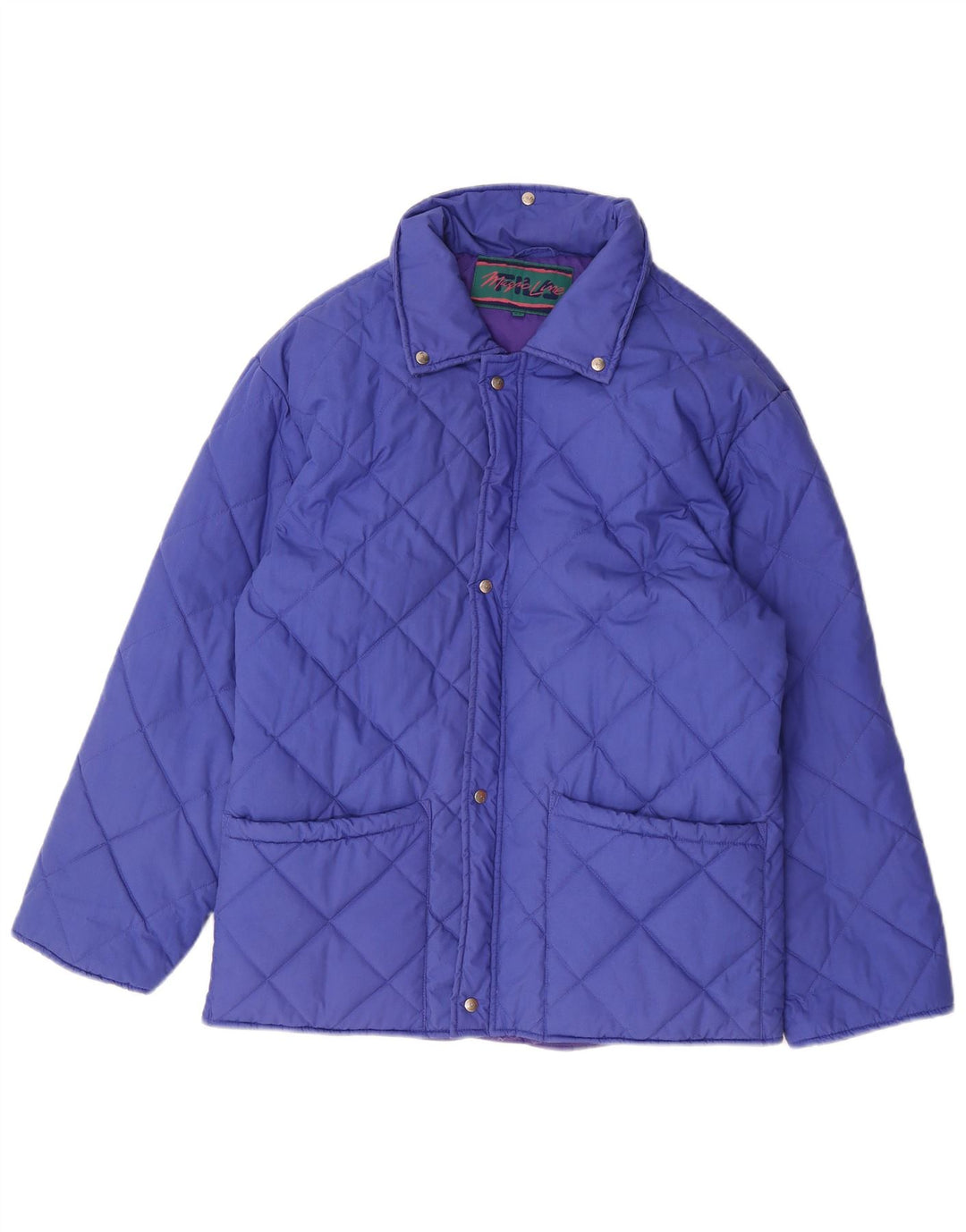 Fila Mens Quilted Jacket IT 50 Large Blue
