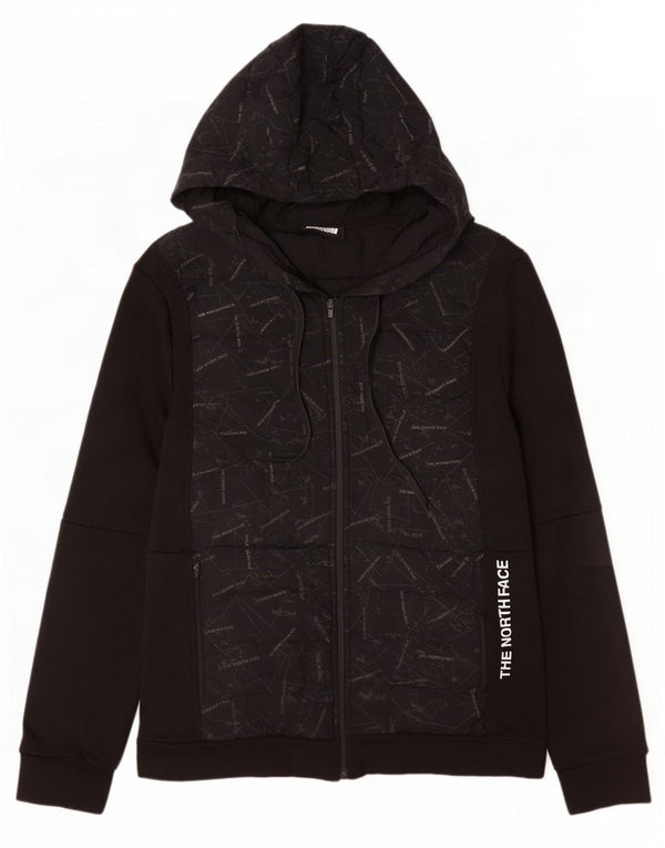 The North Face Mens Graphic Padded Trening Top Jacket Large Black