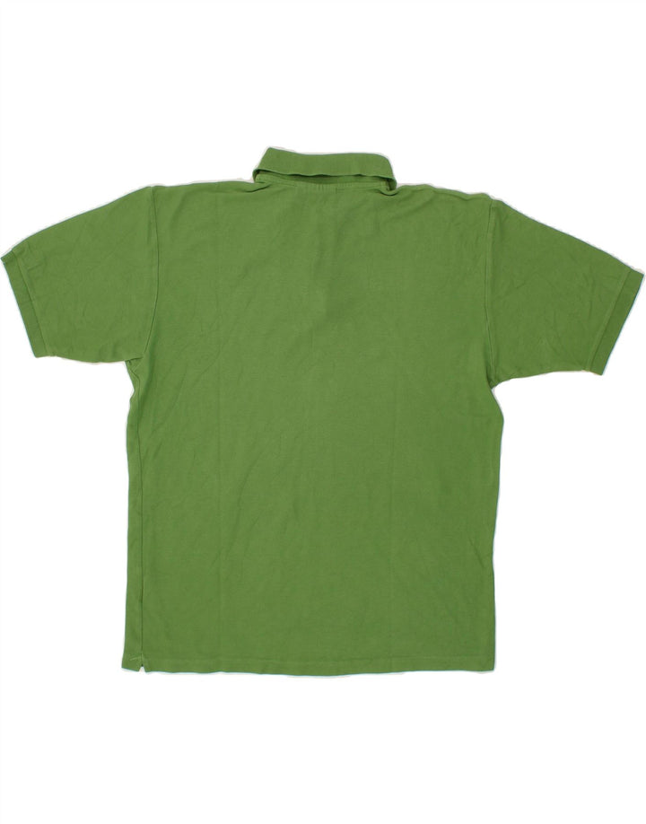 DIADORA Mens Polo Shirt IT 48 Medium Green Cotton Vintage Diadora and Second-Hand Diadora from Messina Hembry 