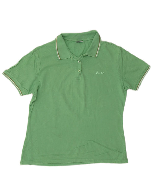 Polo Asics Donna UK 20 2XL Cotone Verde