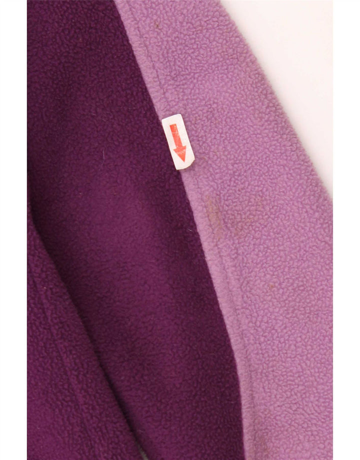 Sprayway Womens Liner Fleece Jacket UK 12 Medium Purple Colourblock