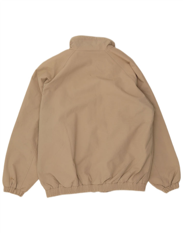 Asics Veste Bomber Homme UK 40 Large Beige Polyamide