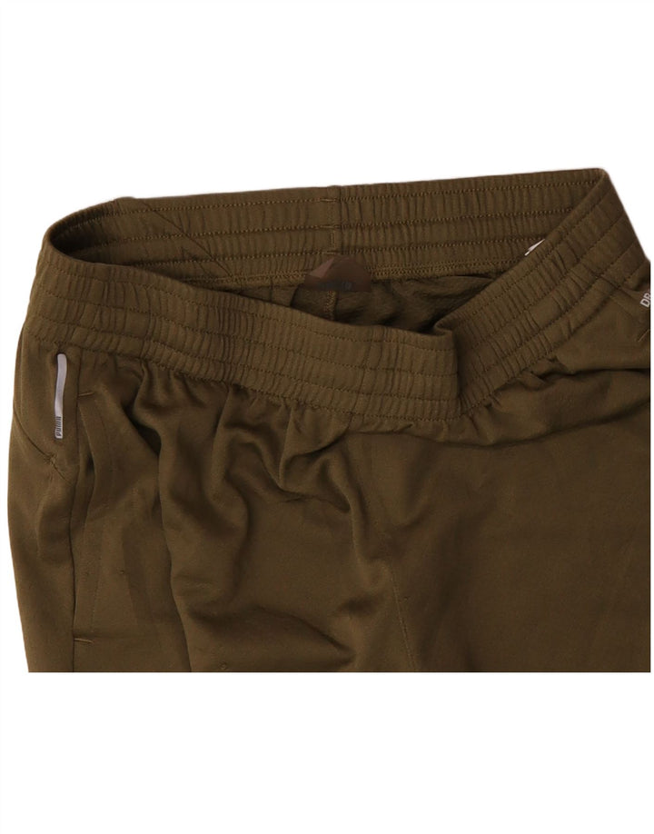 Pantaloncini sportivi Bermuda da uomo PUMA grandi in poliestere kaki