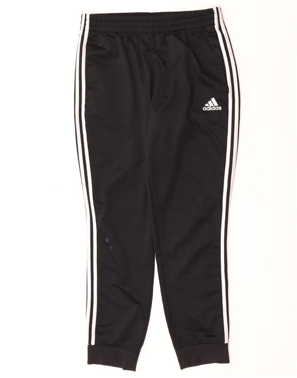 Adidas Mens Tracksuit Trousers Joggers UK 44/46 Large Black Polyester