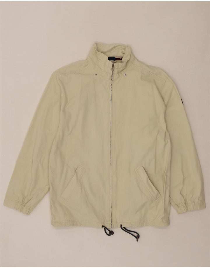 CHAMPION Mens Bomber Jacket UK 38 Medium Beige Cotton Vintage Champion and Second-Hand Champion from Messina Hembry 