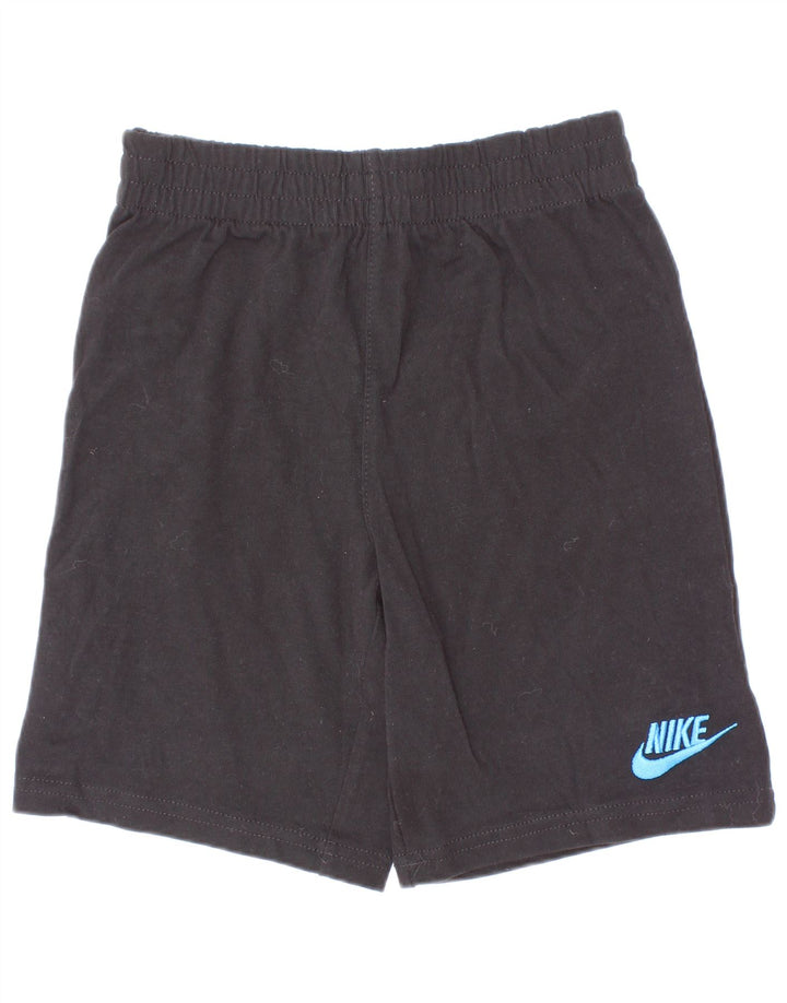 Nike Boys Sport Shorts 5-6 Years Medium Black Cotton
