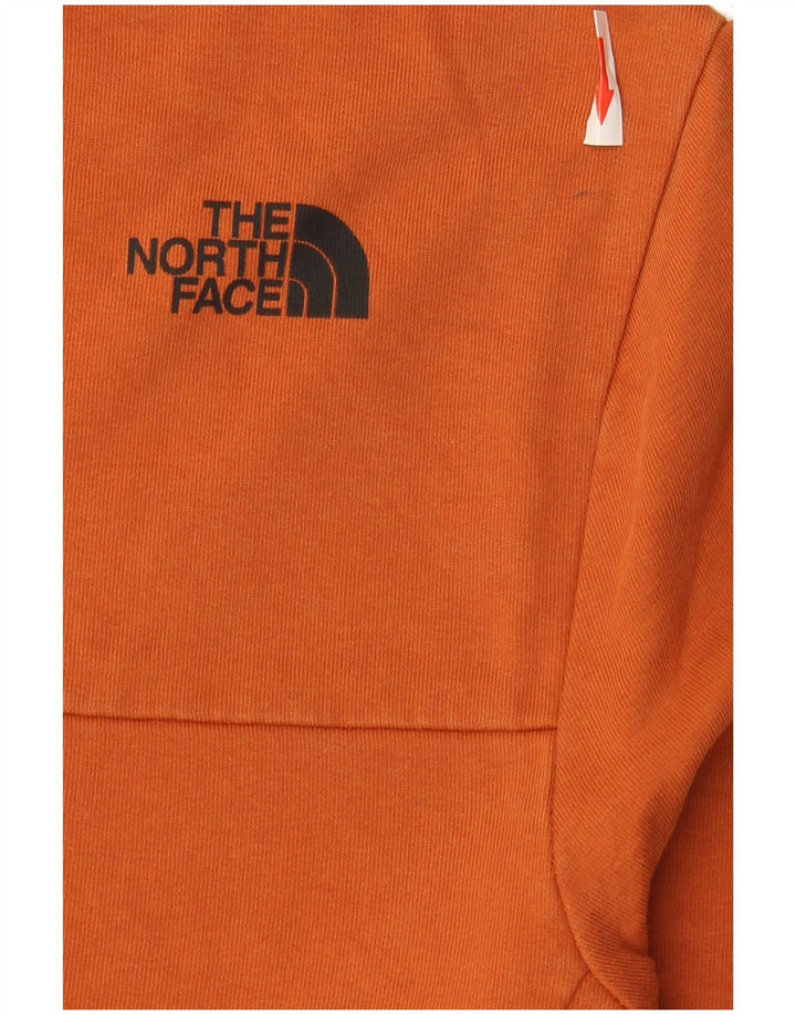 Felpa da uomo The North Face in cotone arancione medio