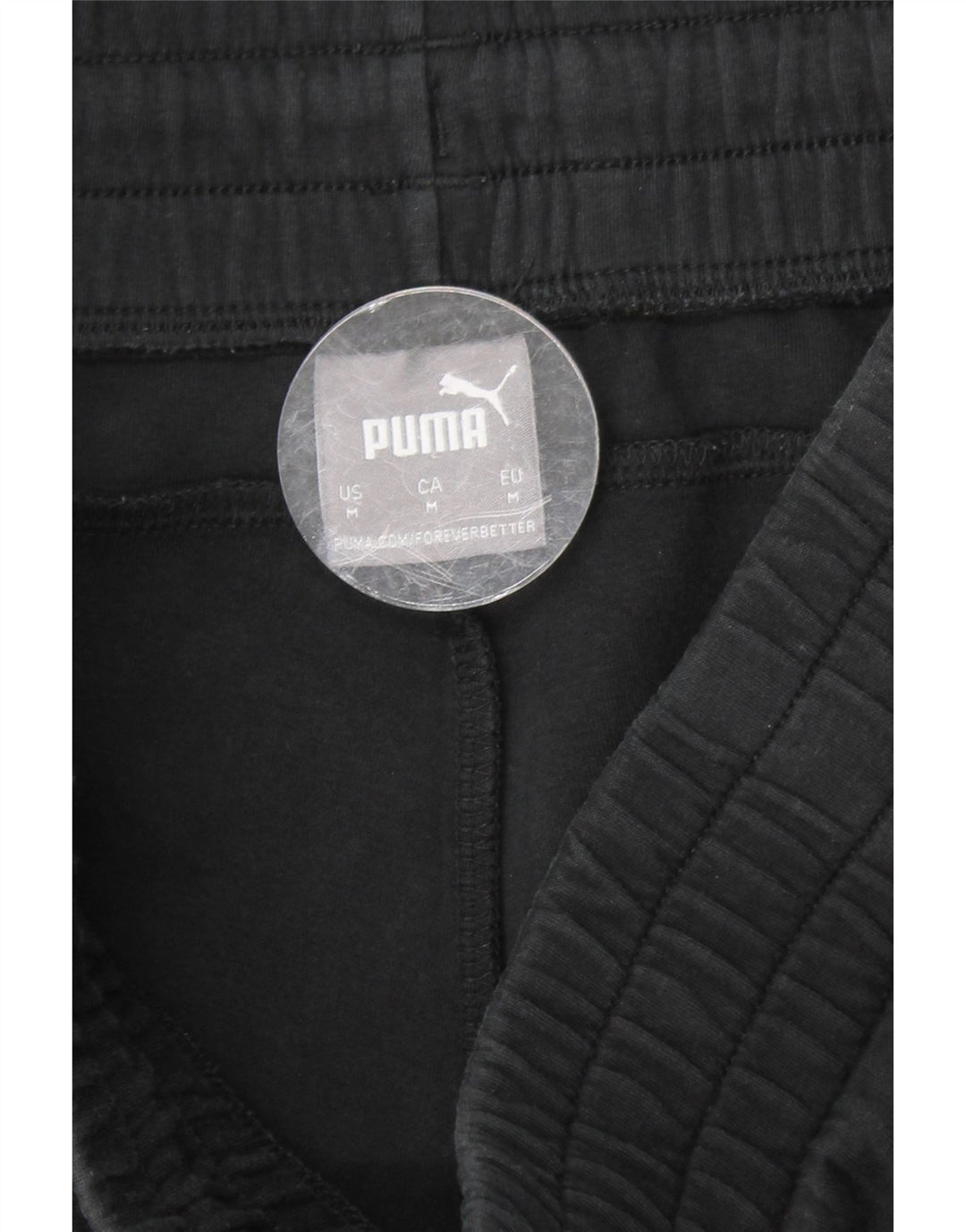 Pantaloni da tuta da uomo PUMA medio cotone nero