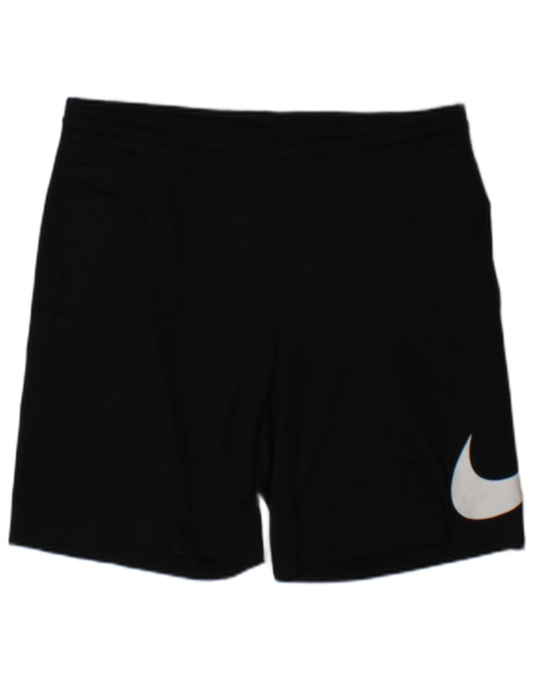 Nike Mens Dri Fit Graphic Sport Shorts Small Black Polyester
