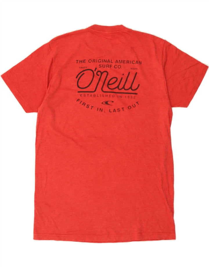 O'NEILL Mens Modern Fit Graphic T-Shirt Top Medium Red Cotton Vintage O'Neill and Second-Hand O'Neill from Messina Hembry 