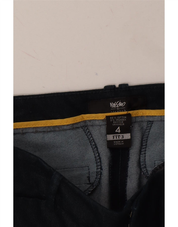 MOSSIMO Womens Casual Shorts US 4 Small W30 Navy Blue Cotton Vintage Mossimo and Second-Hand Mossimo from Messina Hembry 