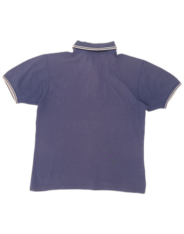 Camisa pólo masculina Fred Perry azul médio