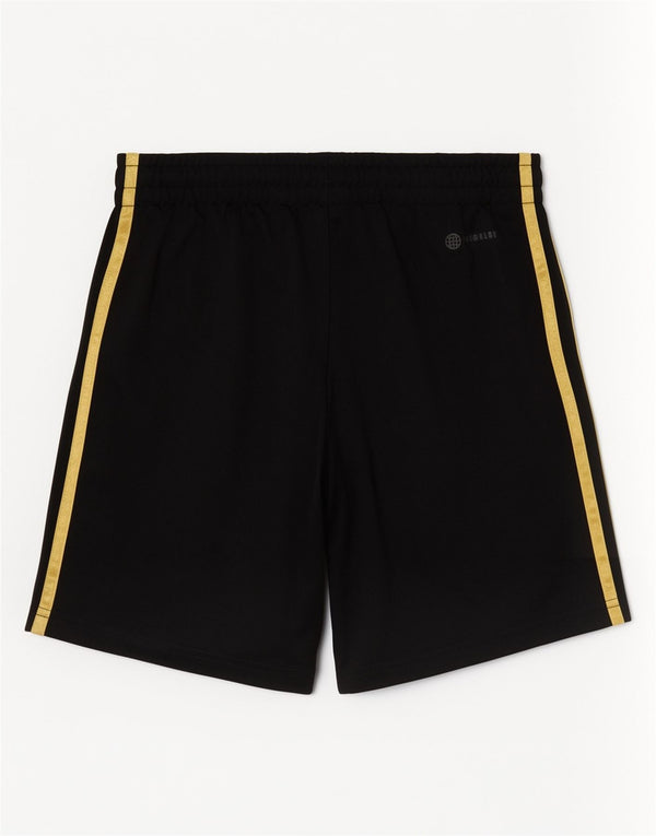 Adidas Boys MESSI Graphic Sport Shorts 9-10 Years W25 L7 Black Sports