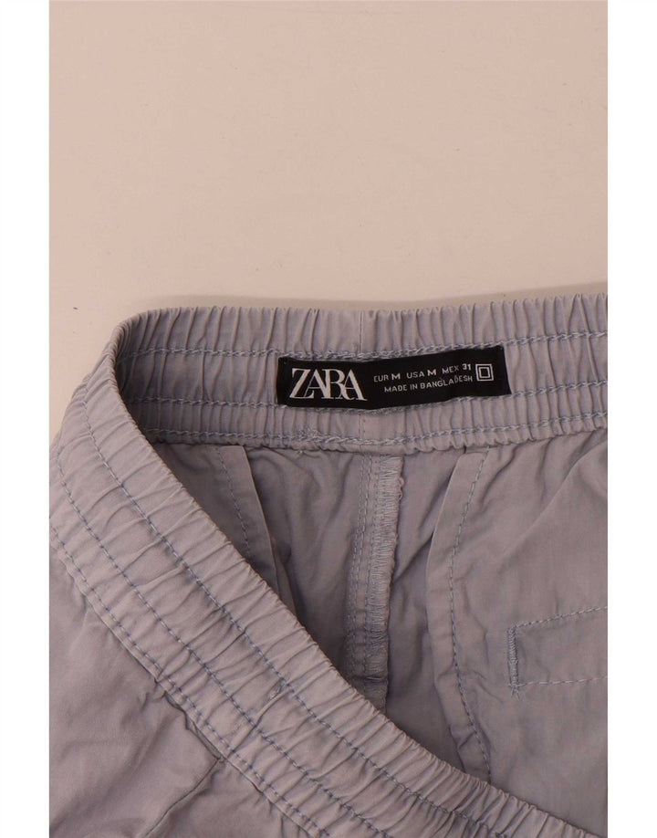 Zara Ανδρικό σορτς Cargo Medium W31 Γκρι βαμβακερό