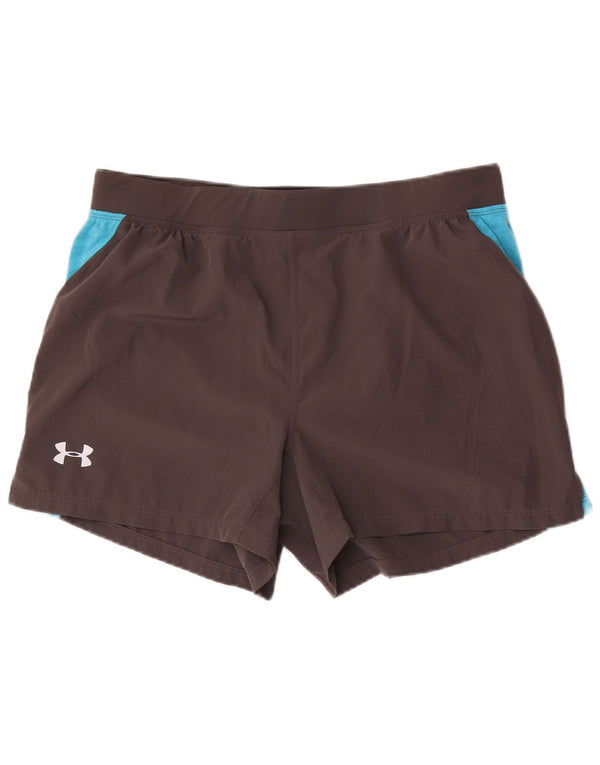 Under Armour Mens Heat Gear Sport Shorts XL Grey Colourblock