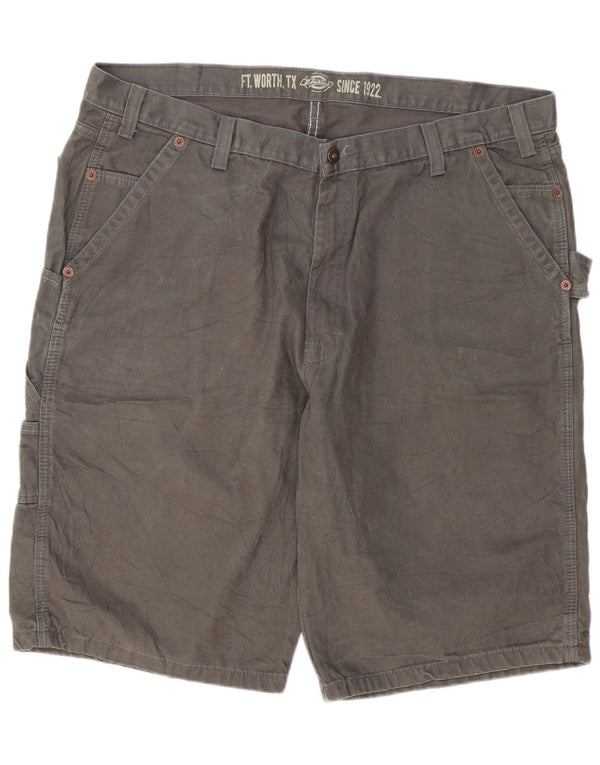 Dickies Herre Relaxed Fit Cargo Shorts W42 2XL Grå Bomuld