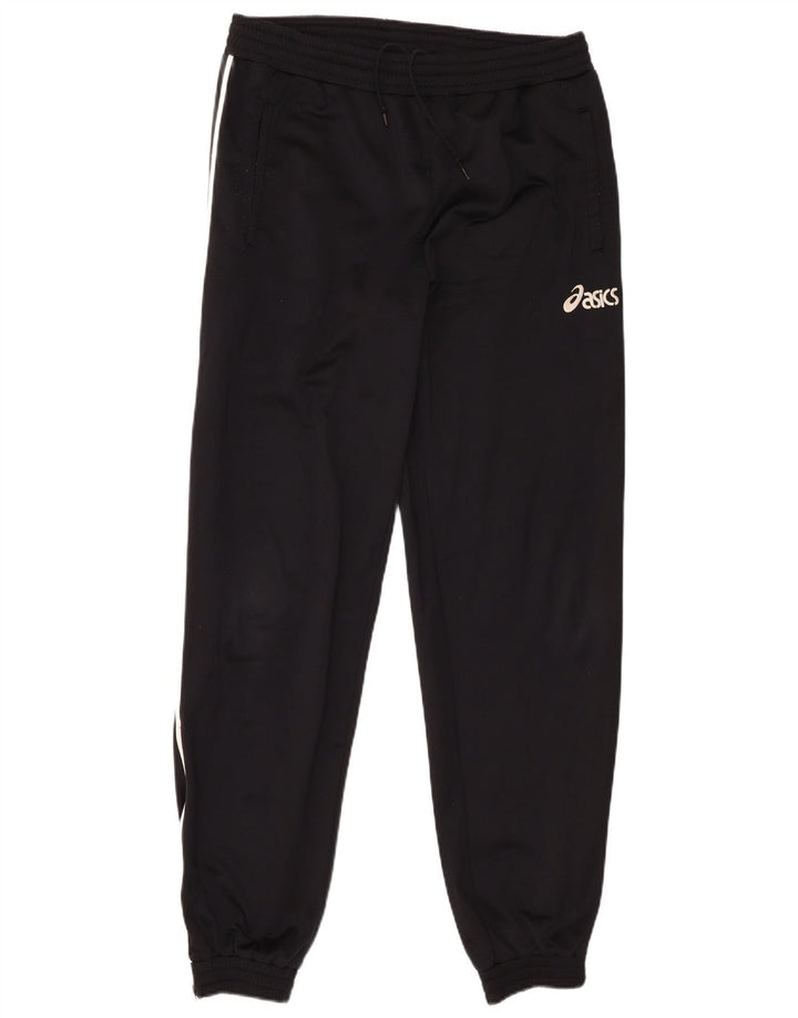 Pantaloni da tuta da uomo Asics Joggers piccoli in poliestere nero