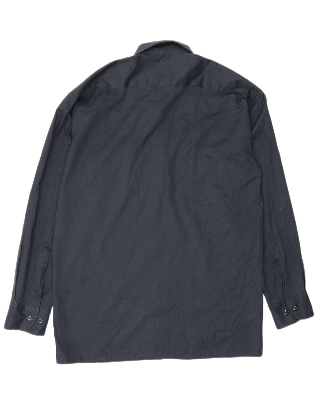 Dickies Mens Shirt Small Navy Blue Polyester