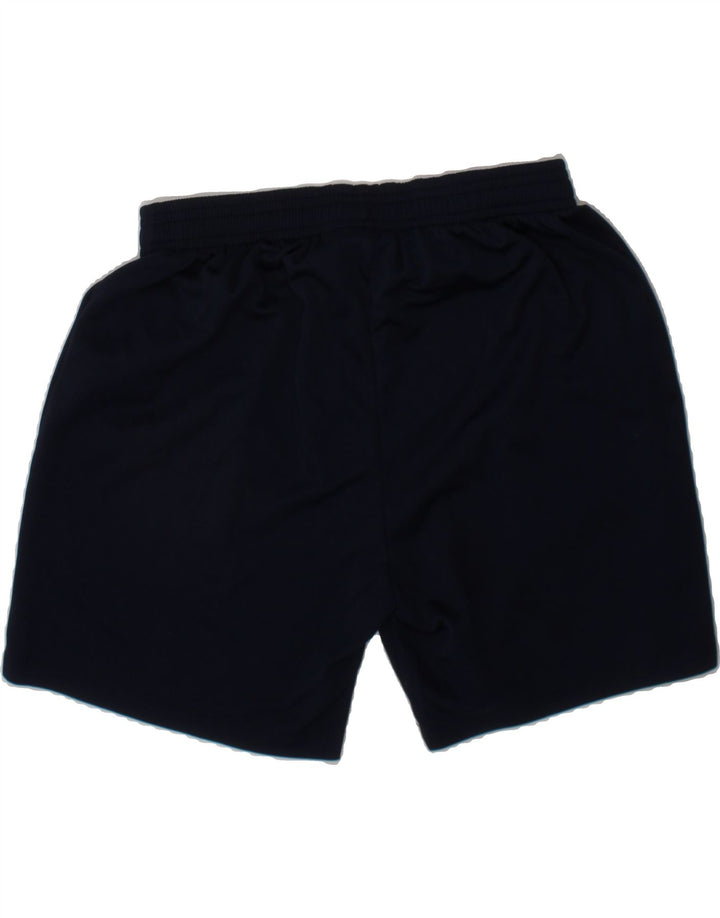 UMBRO Boys Sport Shorts 11-12 Years Large Navy Blue Polyester Vintage Umbro and Second-Hand Umbro from Messina Hembry 