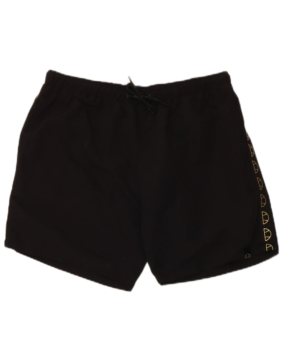 Ellesse Mens Graphic Swimming Shorts Large  Black Polyester