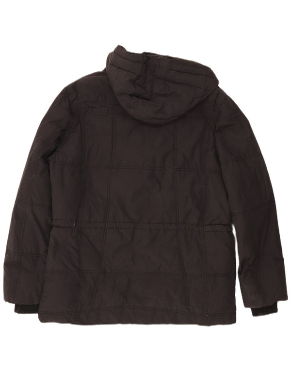 Ivy Oxford muška parka jakna s kapuljačom IT 54 2XL crna pamučna sportska