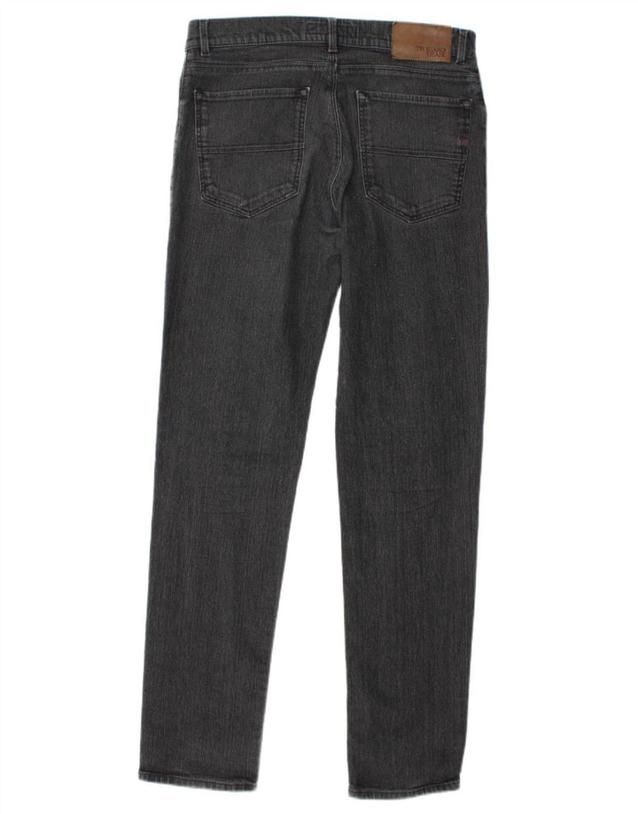 TRUSSARDI Womens Slim Jeans W32 L33 Grey Cotton