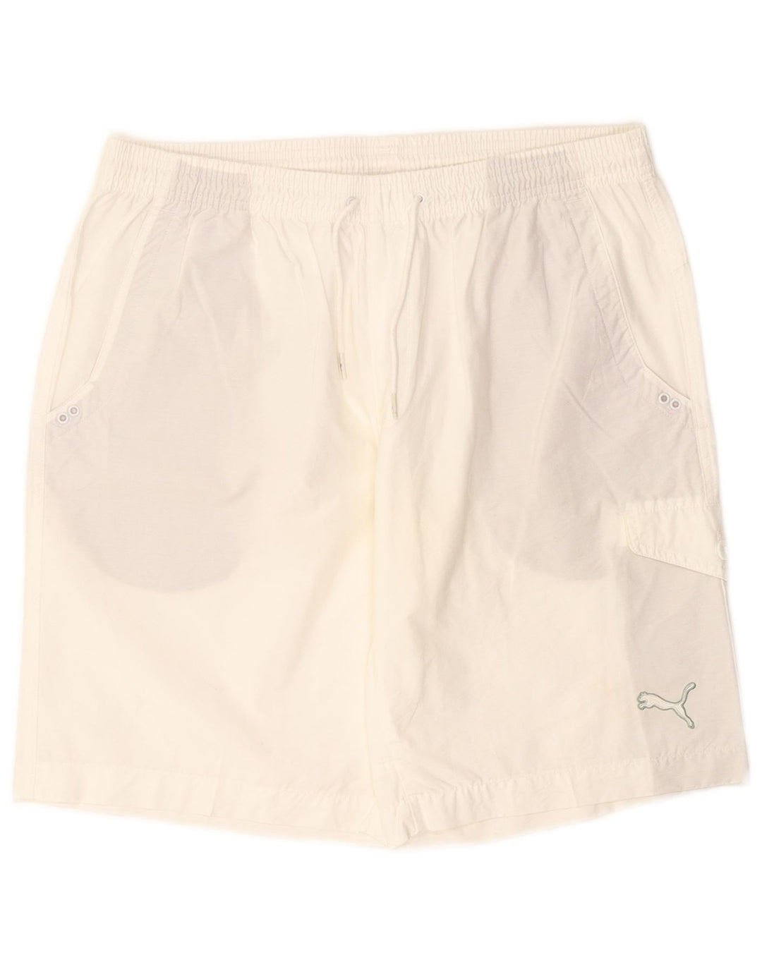 Puma Mens Sport Shorts Large  White Cotton