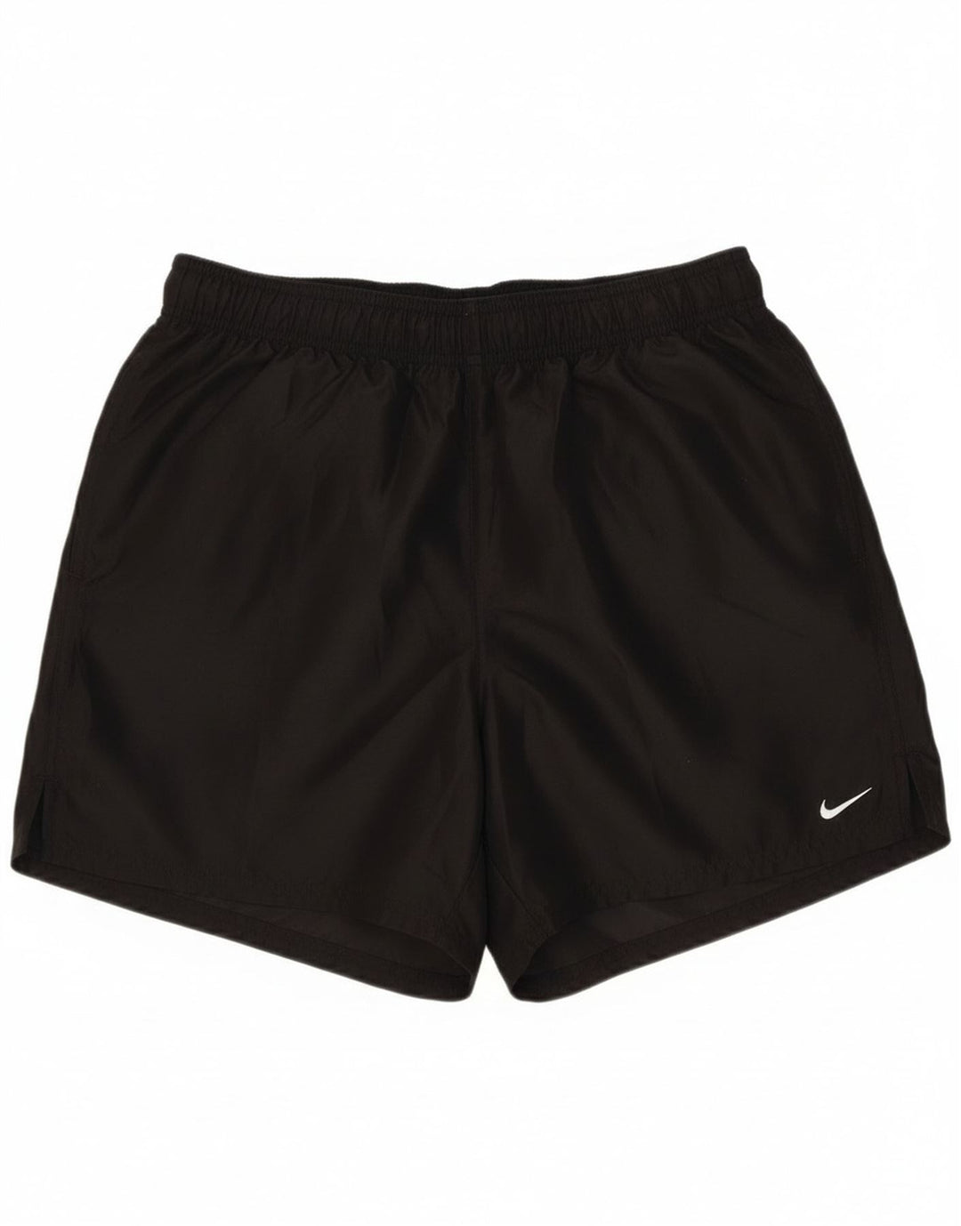 Nike Womens Sport Shorts UK 14 Large  Black Polyester