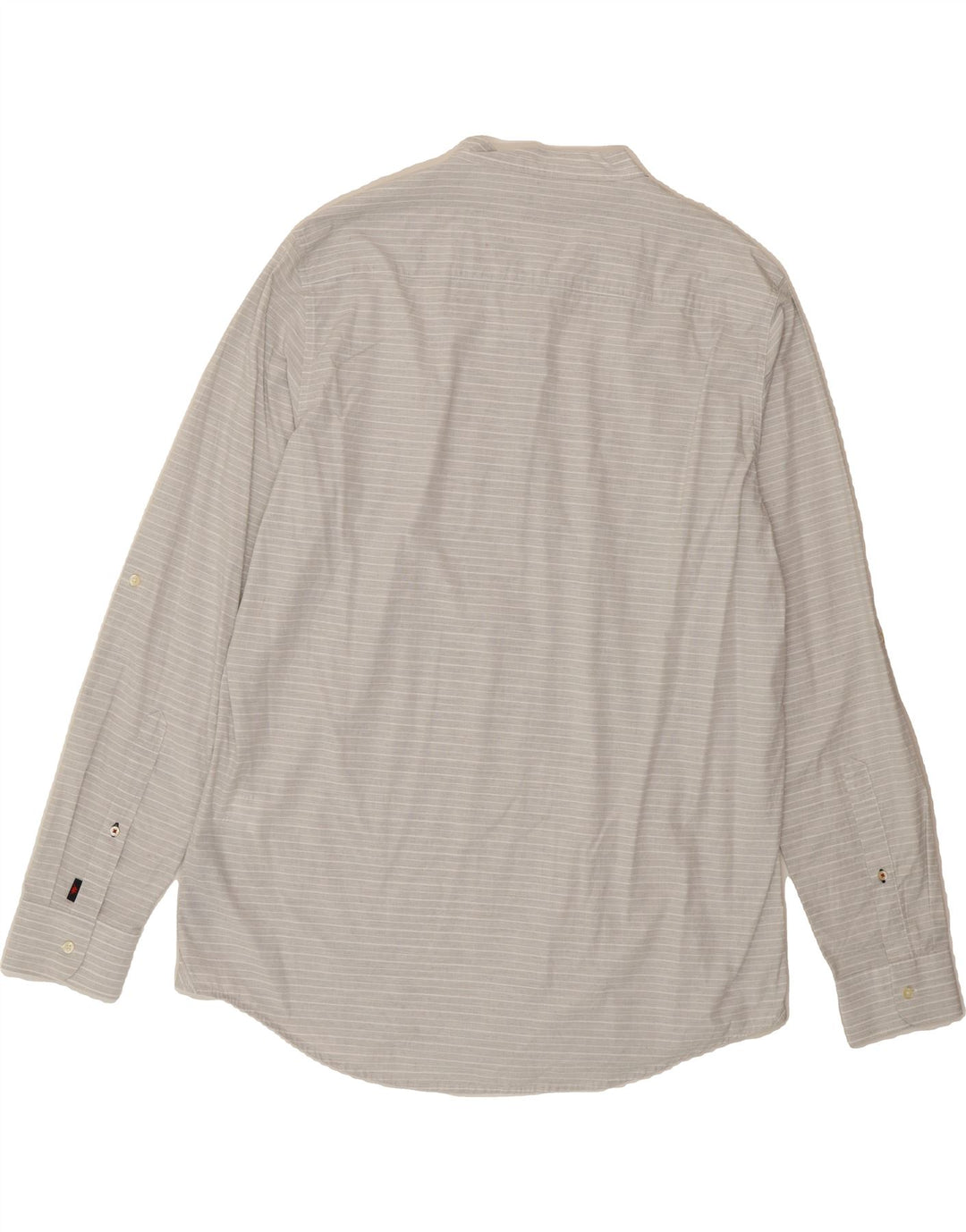 KAPPA Mens Pullover Shirt 2XL Grey Striped Cotton Vintage Kappa and Second-Hand Kappa from Messina Hembry 