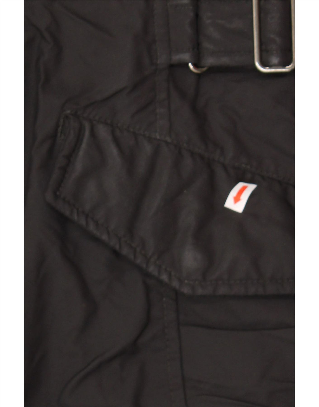 REFRIGIWEAR Womens Windbreaker Coat IT 50 XL Black Nylon Vintage Refrigiwear and Second-Hand Refrigiwear from Messina Hembry 