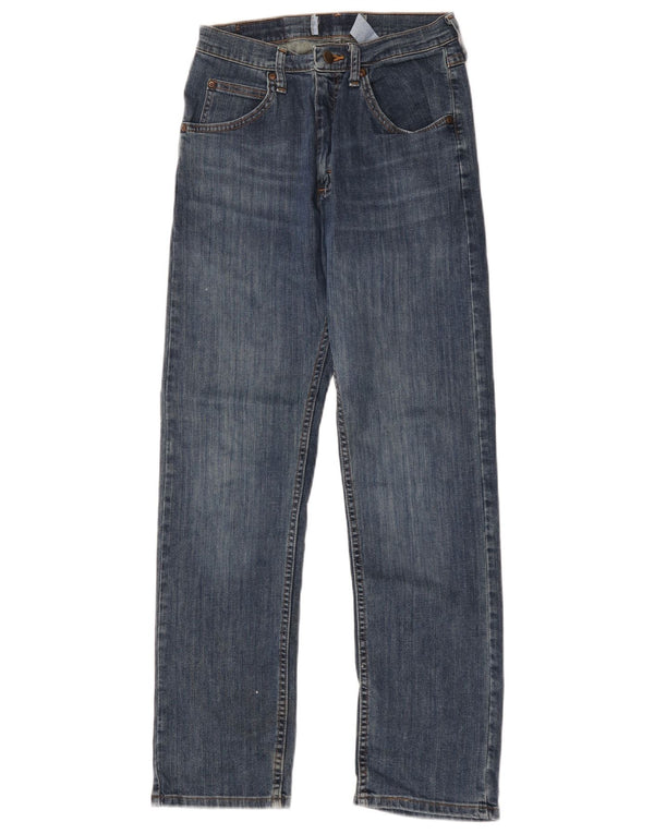 Wrangler Mens Straight Jeans W28 L30 Blue Cotton