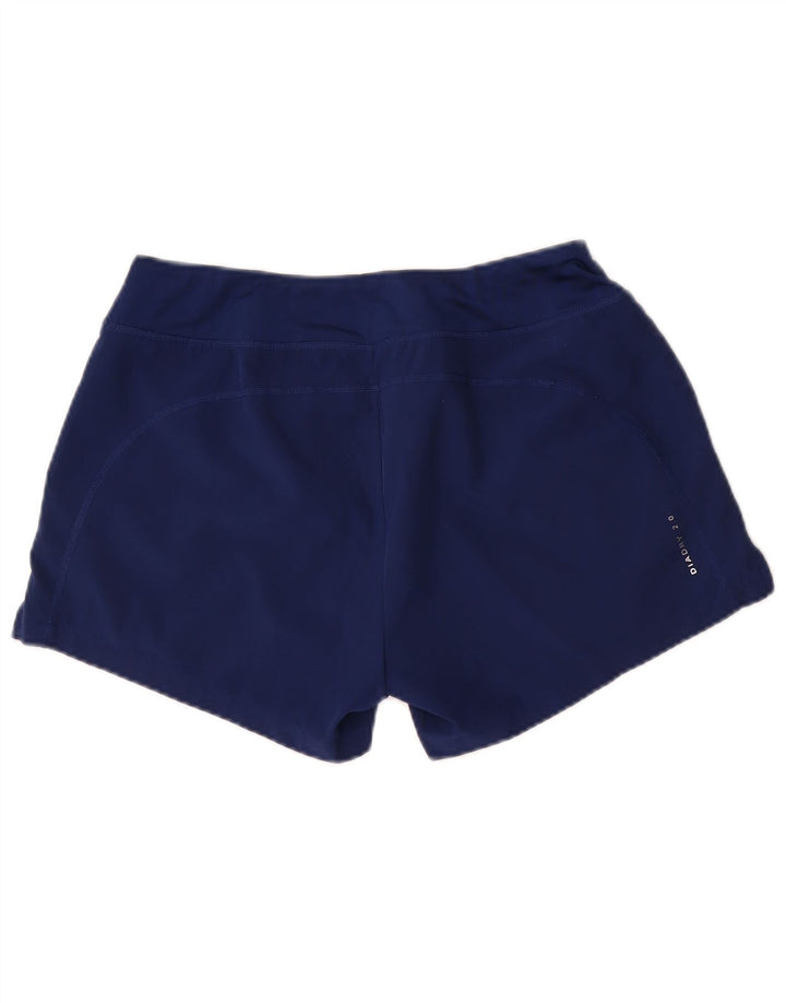 Diadora Womens Sport Shorts UK 14 Medium  Navy Blue Polyester