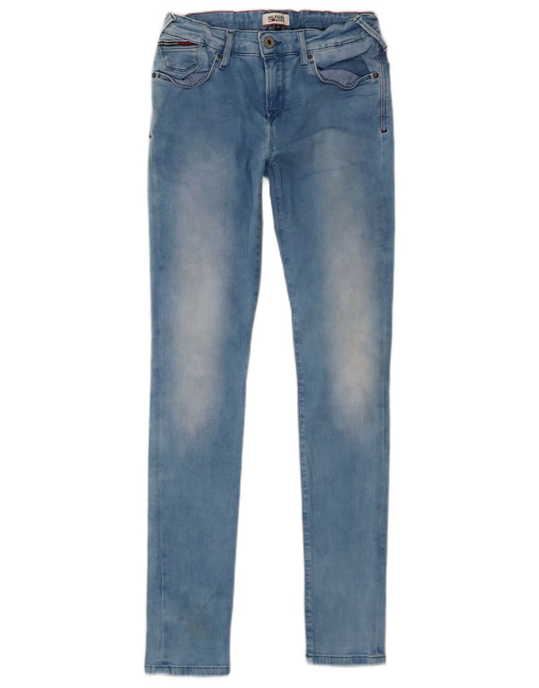 Tommy Hilfiger Girls Skinny Jeans 13-14 Years W26 L29 Blue Cotton