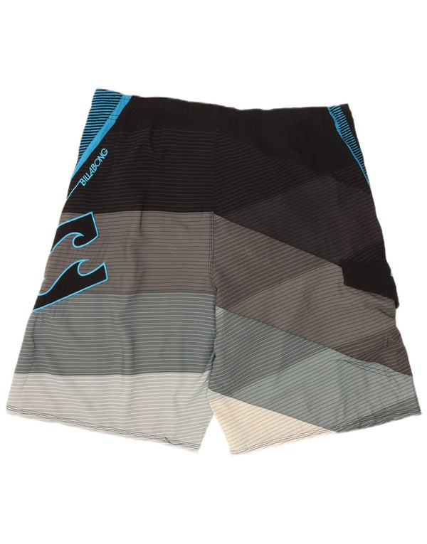 Billabong Herre grafiske svømmeshorts Medium Sort Geometrisk Polyester