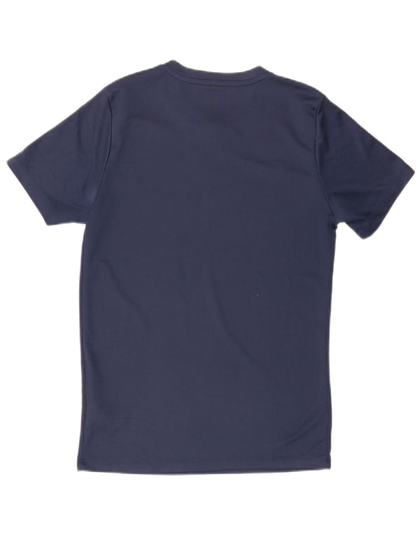 T-shirt Nike Dri Fit da uomo, piccola, in poliestere blu navy