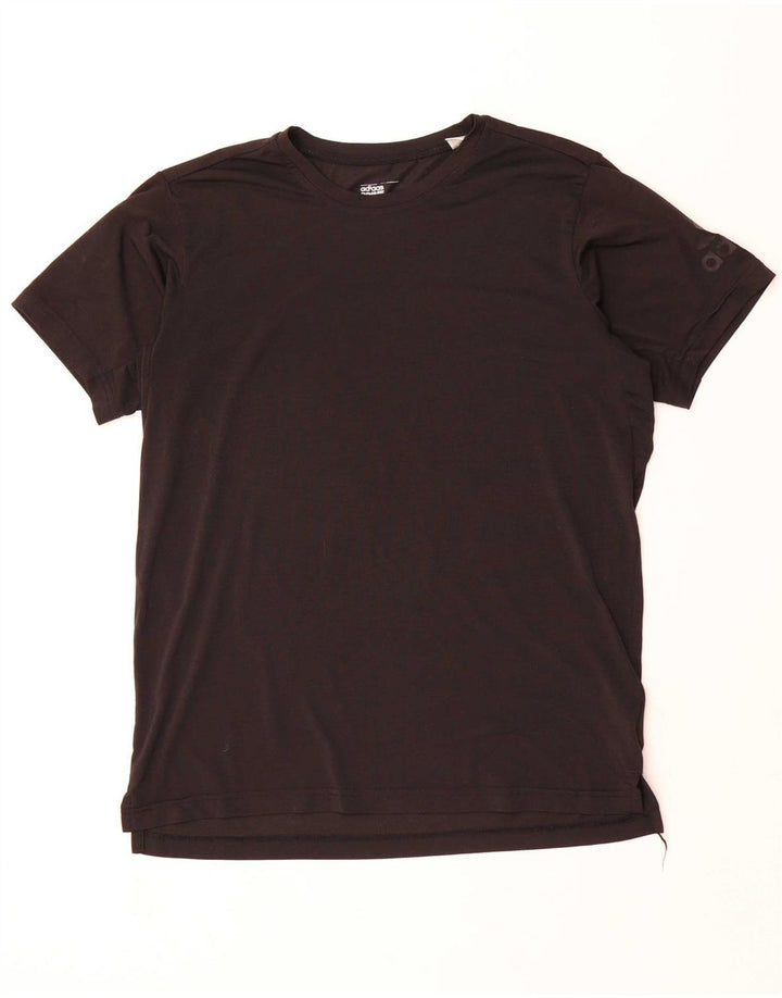 ADIDAS Mens Climalite T-Shirt Top Medium Black Polyester