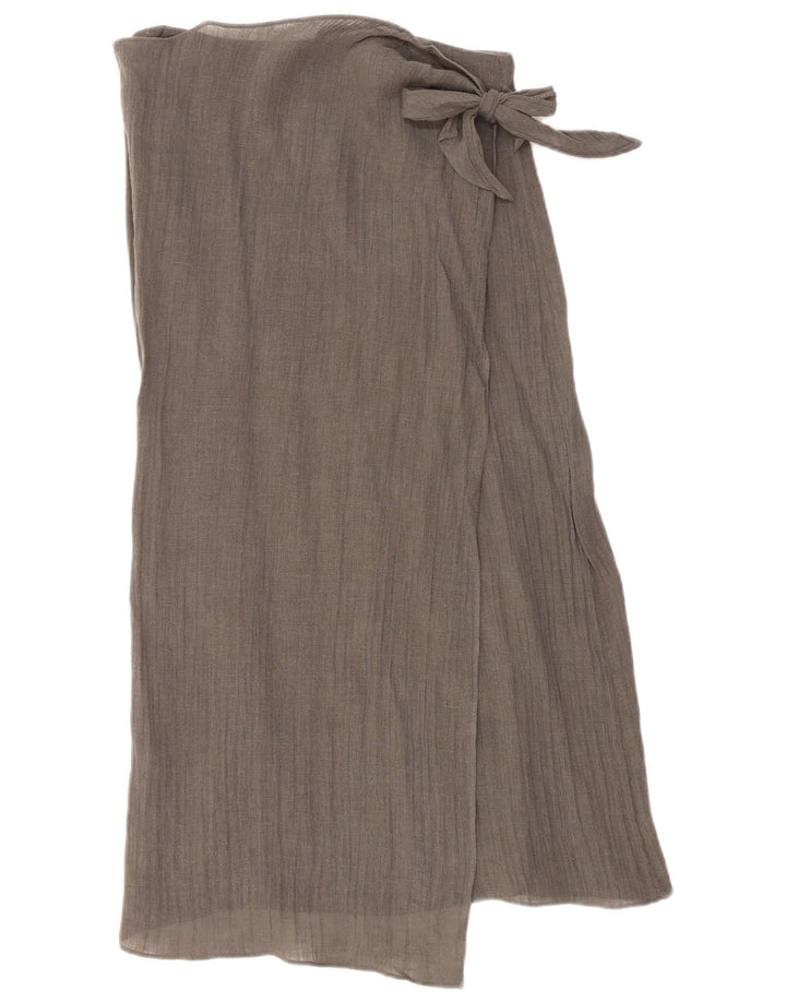 Zara Womens Wrap Skirt Small W26 Grey