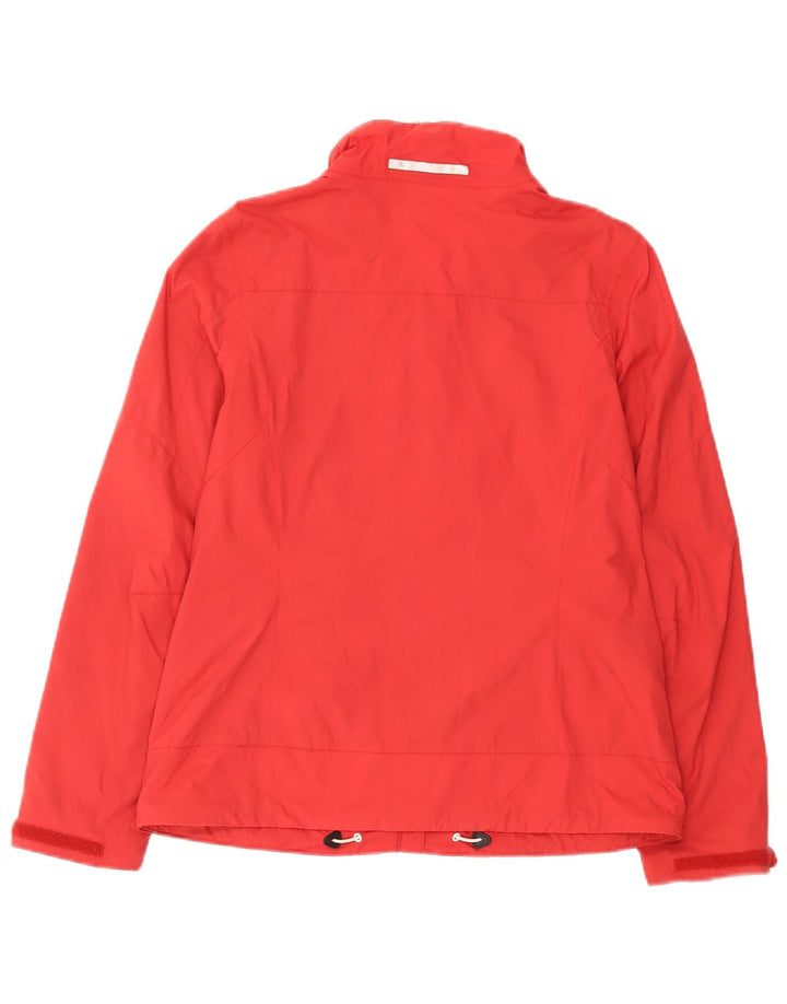 Chaqueta impermeable Slam para mujer UK 44 Medium Nylon rojo