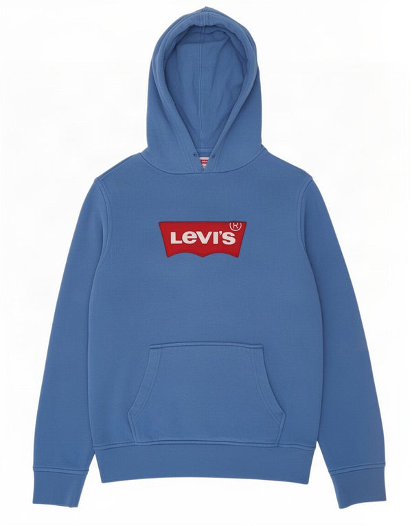 Levi's Mens Graphic kapucnis pulóver kis kék