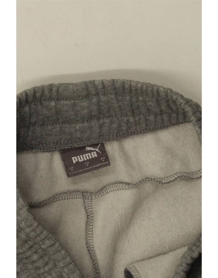 Puma Mens Tracksuit Trousers Joggers Small Grey Flecked