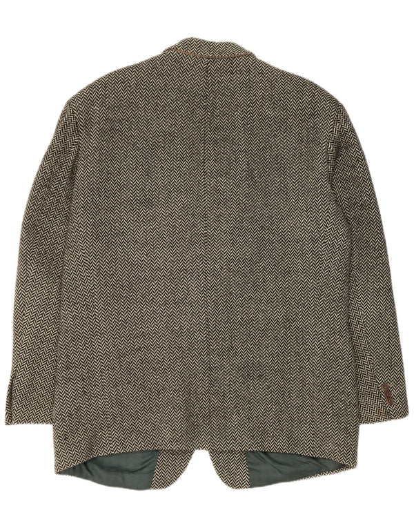Hugo Boss Chaqueta tipo blazer de 2 botones para hombre EU 56 3XL Espiga negra